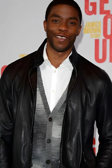 Chadwick Boseman Leather Jacket