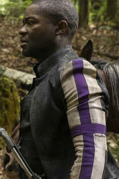 Aaron David Oyelowo Chaos Walking Black Cosplay Leather Jacket
