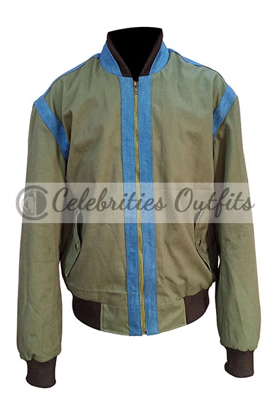 Chicago PD Adam Ruzek Patrick Flueger Green Bomber Jacket