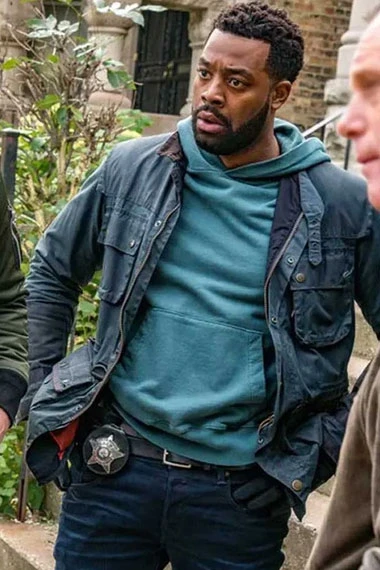 Chicago PD LaRoyce Hawkins Kevin Atwater Blue Cotton Jacket