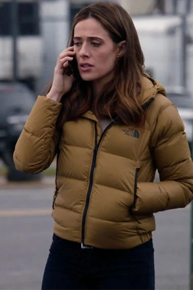 Kim Burgess Chicago PD Marina Squerciati Puffer Hooded Jacket