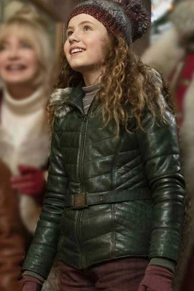 Kate Darby Camp The Christmas Chronicles Green Quilted Jacket