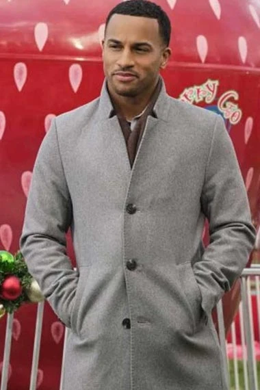 George Campbell Michael Xavier Christmas Comes Twice Coat