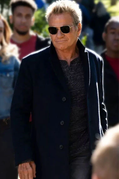 Cobra Kai TV Series Martin Kove John Kreese Black Wool Coat