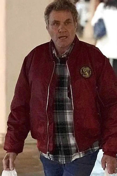 Johnny Lawrence William Zabka Cobra Kai Bomber Varsity Jacket