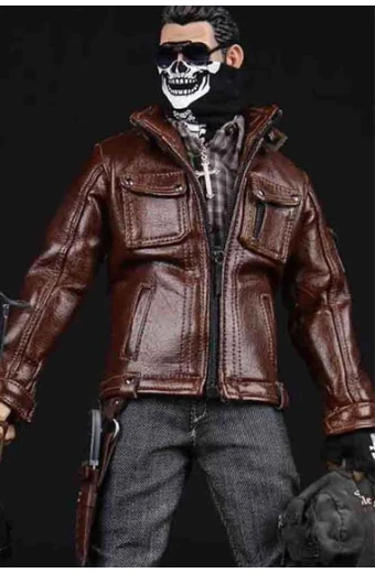 Gangsters Kingdom Chad Spade 4 Brown Cosplay Leather Jacket chad-spade-4-gangsters-kingdom-cosplay-jacket