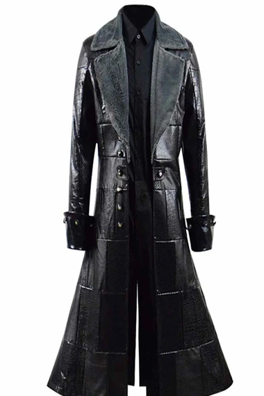 Haley Joel Osment Sora Kingdom Hearts Fur Collar Trench Coat