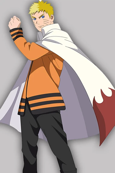 Naruto Uzumaki Naruto Anime Orange Cosplay Jacket