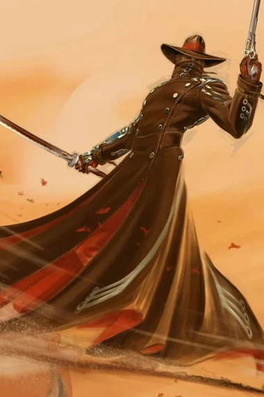 Red Steel 2 Last Kusagari Swordsman Leather Long Coat
