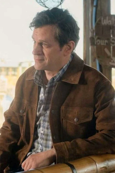 Scott Perry Tom Everett Council Of Dads Brown Suede Jacket