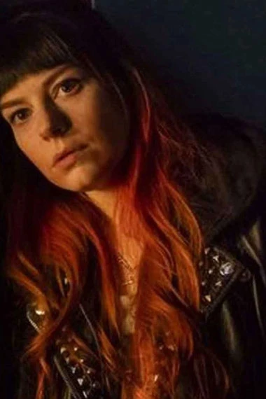 Curfew Aimee-Ffion Edwards Ruby Newman Black Studded Jacket