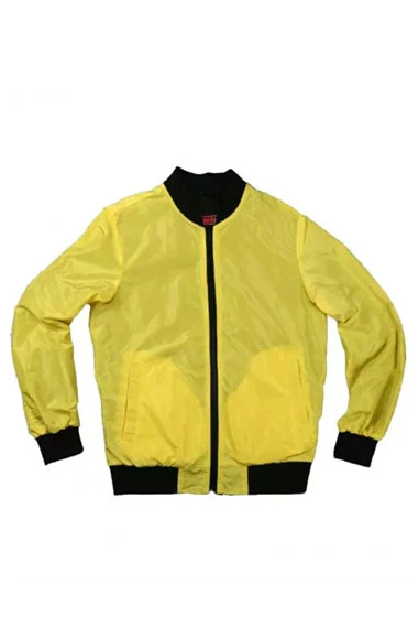 Samurai V Cyberpunk 2077 Gaming Yellow Cosplay Bomber Jacket