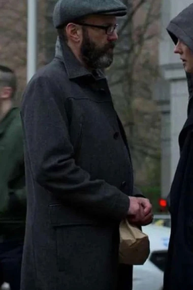 Mitchell Ellison Geoffrey Cantor Daredevil Grey Trench Coat