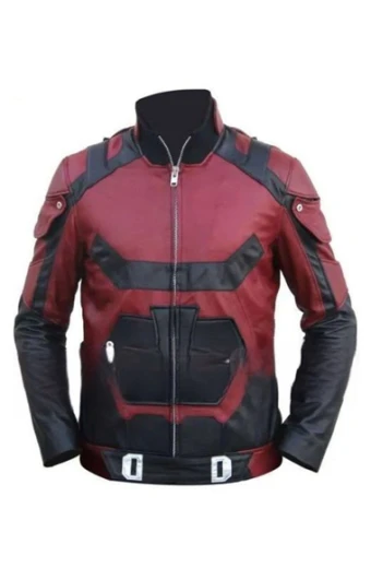 Daredevil Matt Murdock Charlie Cox Maroon Cosplay Jacket charlie-cox-daredevil-jacket
