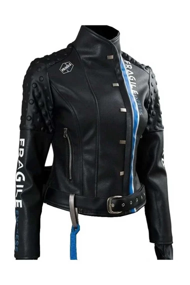 Death Stranding Fragile Express Cosplay Black Biker Jacket