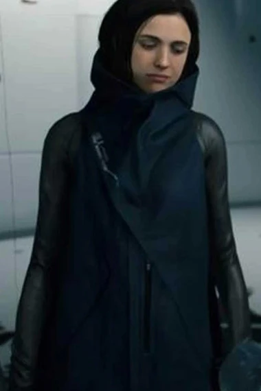 Margaret Qualley Lockne Death Stranding Mama Blue Cosplay Vest
