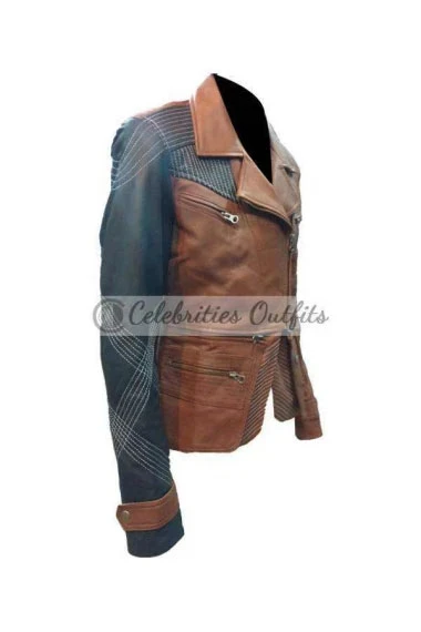 Julie Benz Amanda Rosewater Defiance Brown Trench Jacket julie-benz-defiance-jacket