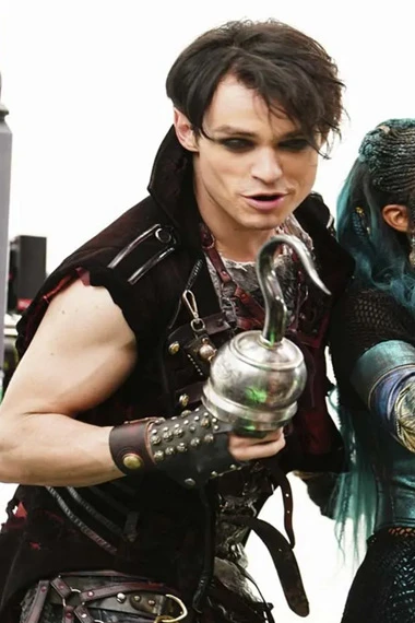 Thomas Doherty Descendants Harry Hook Black Cosplay Tail Vest