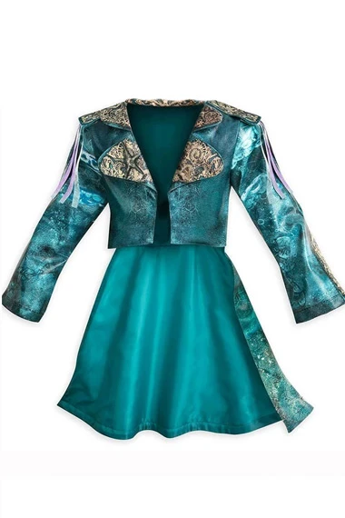 Descendants 3 China Anne McClain Uma Sea Green Cosplay Jacket