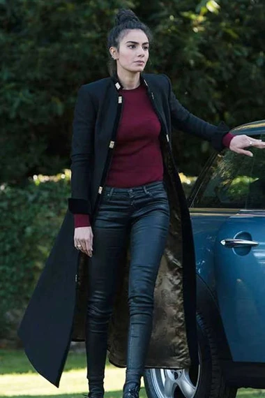 Aiysha Hart A Discovery Of Witches Trench Coat