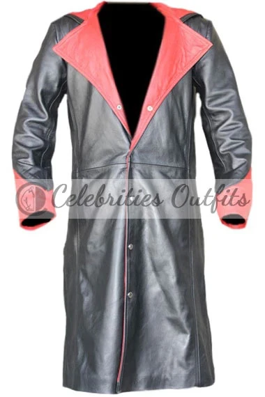 Devil May Cry Sons Of Sparda Dante Hooded Black Cosplay Coat devil-may-cry-costume-coat