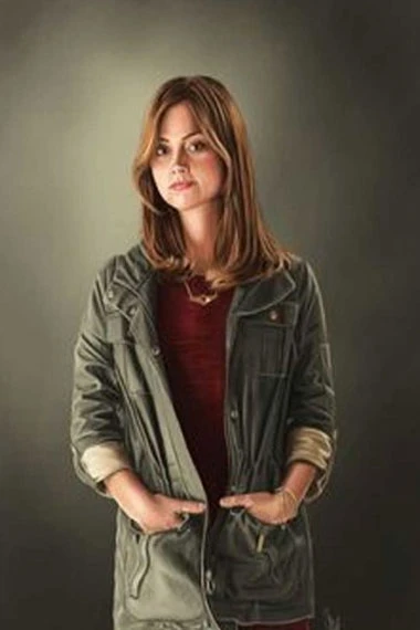 Doctor Who Clara Oswald Jenna Coleman Grey Cotton Jacket doctor-who-clara-grey-cotton-jacket