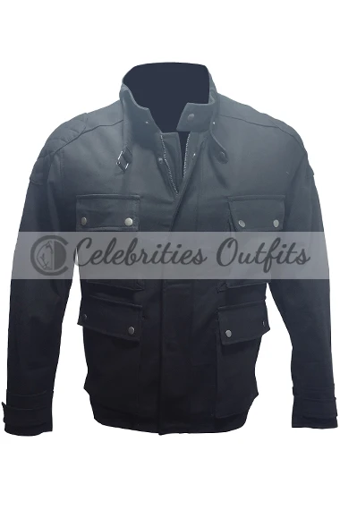 Doctor Who TV Show Dan Lewis John Bishop Black Cotton Jacket doctor-who-john-bishop-black-cotton-jacket