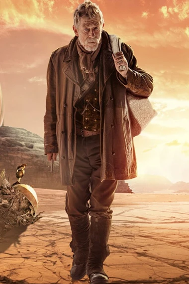 John Hurt Doctor Who War Doctor Brown Leather Coat