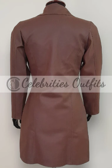 Doctor Who Catherine Tate Donna Noble Brown Leather Coat doctor-who-catherine-tate-jacket