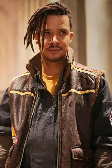 Vinder Jacob Anderson Doctor Who TV Show Brown Leather Vest doctor-who-jacob-vinder-vest