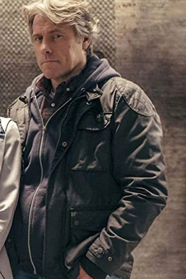 John Bishop Doctor Who TV Show Dan Lewis Black Cotton Jacket