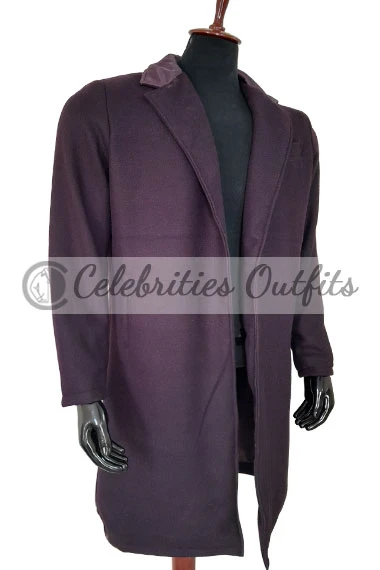 Doctor Who Eleventh Doctor Matt Smith Purple Wool Trench Coat doctor-who-matt-smith-purple-wool-coat