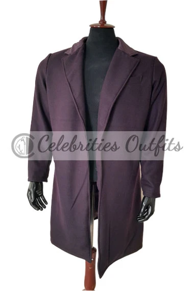 Doctor Who Eleventh Doctor Matt Smith Purple Wool Trench Coat doctor-who-matt-smith-purple-wool-coat