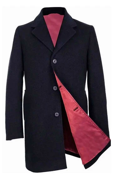 Twelfth Doctor Peter Capaldi Doctor Who Black Wool Coat