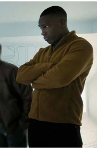 Doctor Who Tosin Cole Ryan Sinclair Yellow Fleece Jacket doctor-who-tosin-cole-yellow-fleece-jacket