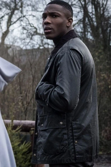 Tosin Cole Ryan Sinclair Doctor Who TV Show Grey Cotton Jacket doctor-who-tosin-cole-grey-jacket