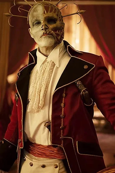 Red Jack Doom Patrol Roger Floyd Cosplay Cotton Trench Coat