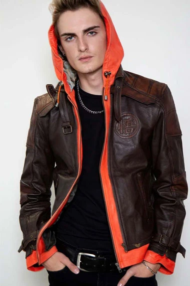 Kakarot Goku Dragon Ball Z Hooded Distressed Cosplay Jacket