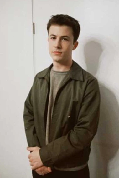Stylish Dylan Minnette Green Cotton Jacket