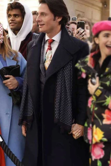 Emily In Paris William Abadie Antoine Lambert Trench Coat
