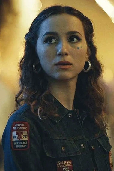 Lexi Howard Euphoria TV Series Maude Apatow Blue Denim Jacket