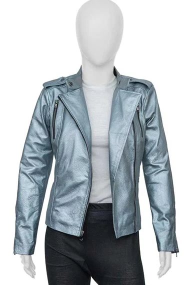 Rachel McAdams Sigrit Ericksdottir Eurovision Biker Jacket