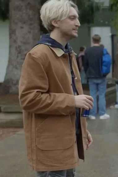 Richard Harmon Tryst Fakes TV Series Brown Cotton Jacket