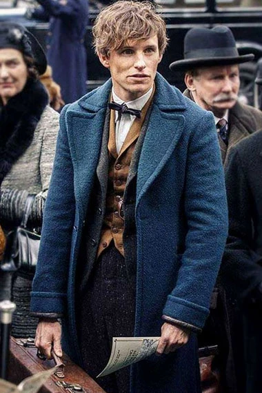 Newt Scamander Fantastic Beasts Eddie Redmayne Trench Coat