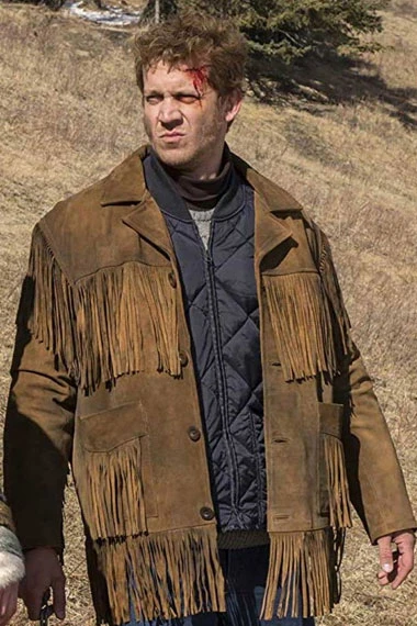 Russell Harvard Fargo Mr Wrench Brown Suede Fringe Jacket
