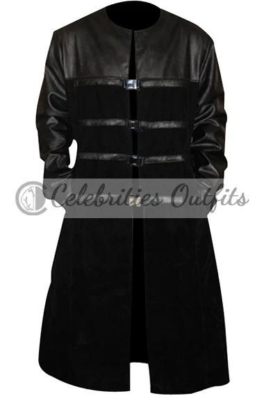 Ben Browder John Crichton Farscape Black Long Trench Coat farscape-ben-browder-trench-coat