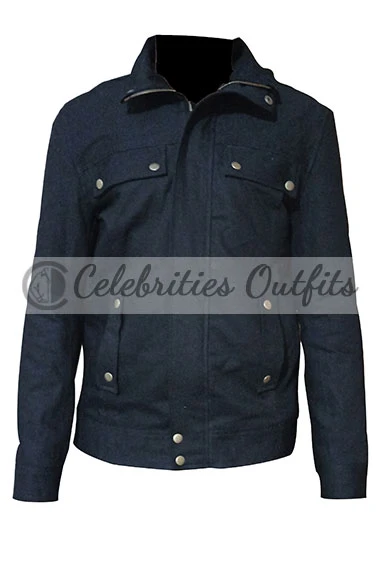 Fast And Furious Luke Evans Owen Shaw Black Bomber Jacket