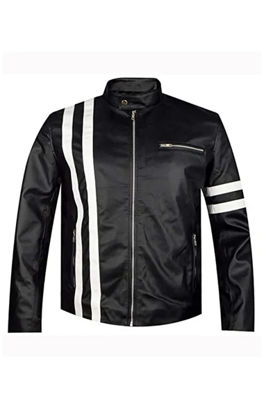 The Fate Of The Furious Premiere Vin Diesel One Black Jacket