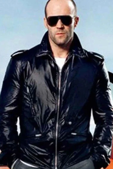 Jason Statham Fast And Furious Deckard Shaw Black Biker Jacket