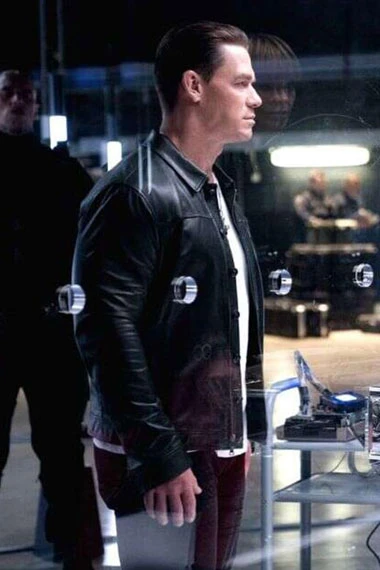 Fast And Furious Jakob Toretto John Cena Black Leather Jacket